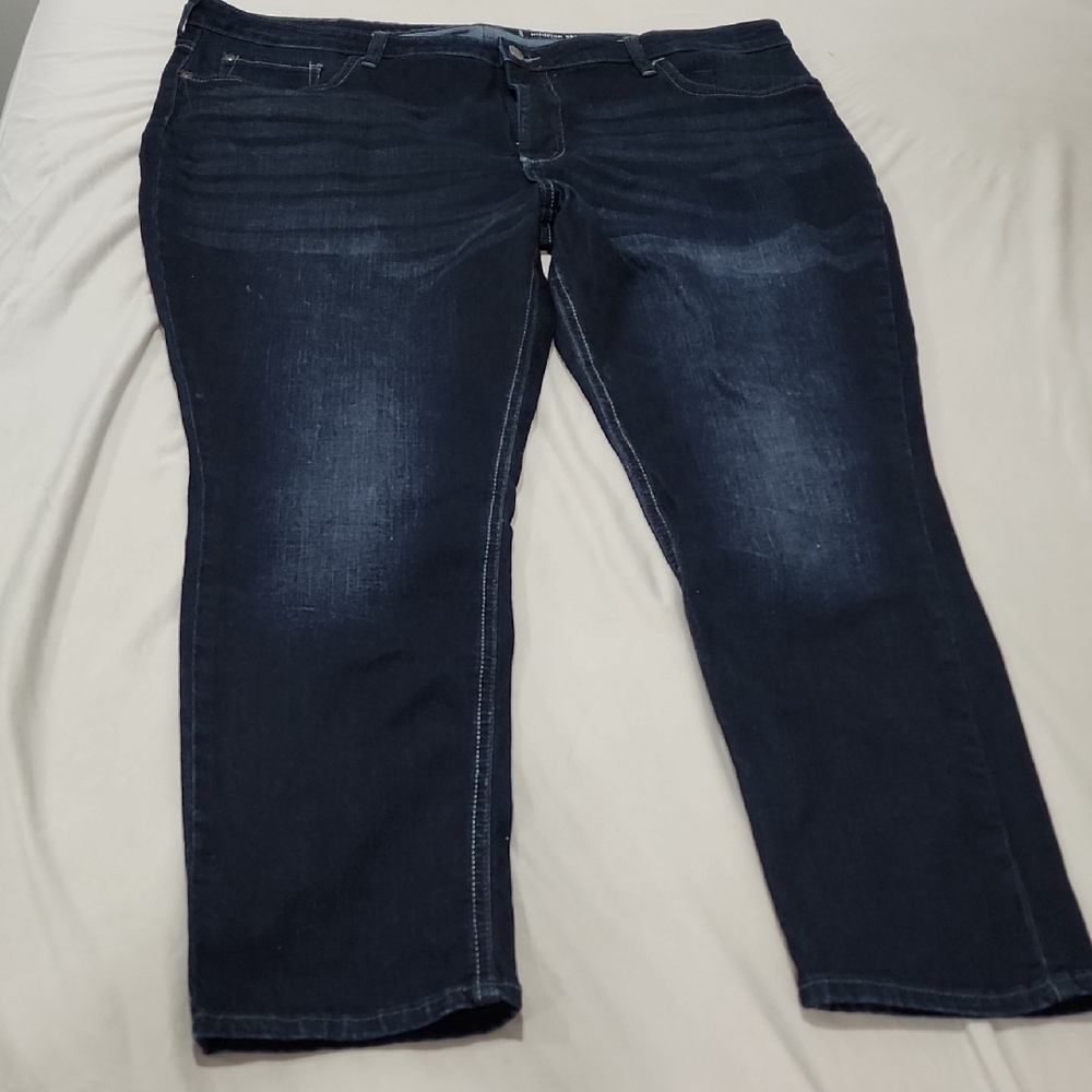 Riders by Lee Women's Deep Indigo Straight Leg Jeans